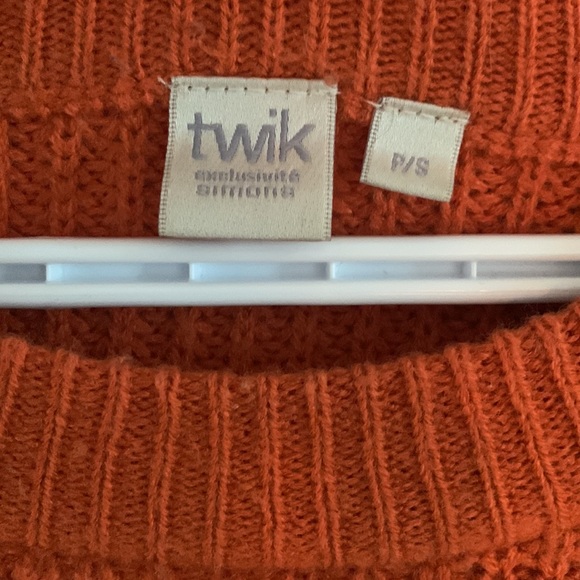 Orange knit sweater - Picture 4 of 4